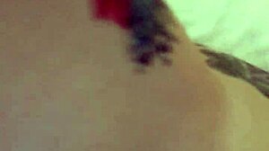 alina plays around in the hotel room till she soaks everything