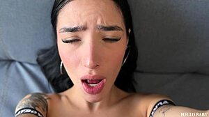 petite latina lilith doll loves anal fuck gaping ass homemade pov