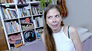 alice mazes belgian interview turns into deepthroat anal and enema surprise with intense moments