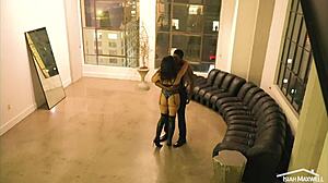 Roxie Sinner's Secret Craving for Isiah Maxwell's Massive Black Cock Thrusts