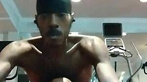 athletic babe pole dances into daddy's dorm fuck!