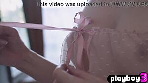 Skinny European Teen Lilith Noir Poses Naked After Hot Strip