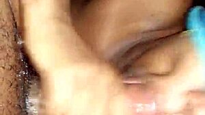 God Bless Big Black Cock As Ebony Amateur Swallows Homemade Monster Load