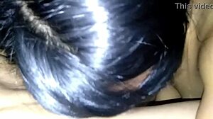 pretty shaved tight pussy pornstar licks sucks throbbing cock to explosive mouth orgasm cumshot