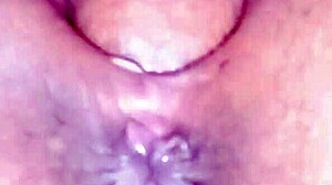 Arab college wife takes creampie after wild pussy fucking session