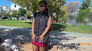 Paris, this young black babe wants that deep experience right inside her tight black pussy now