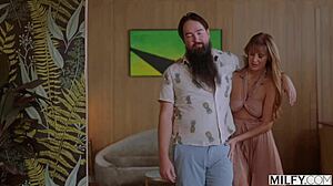 married milf jordan maxx tempts bbc lover while hubby sleeps nearby