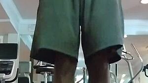 athletic babe pole dances into daddy's dorm fuck!