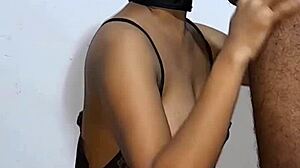 splendid black latina sucks cock hard milking every drop with mouth