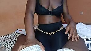 damn this ebony slimthick rides dick like a pro in homemade fun