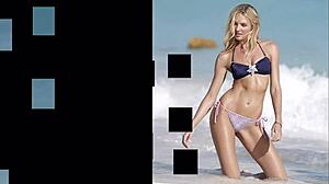 check out this sexy babe rocking her b bikini on show