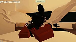 emptying balls deep inside this cute beautiful ebony futanari