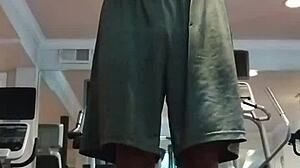 athletic babe pole dances into daddy's dorm fuck!