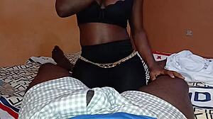 damn this ebony slimthick rides dick like a pro in homemade fun