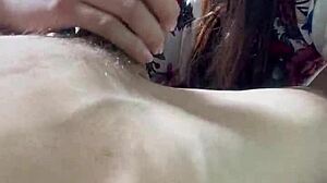 Watch me suck my ripped mexican friend's monster cock and get milked on my hand while boyfriend's gone