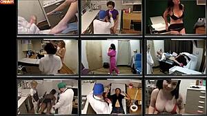 doctor tampa and aria nicole perform latex glove procedure on patient