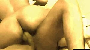 horny latina wife rides brother's cock cowgirl after teasing with juicy ass closeup