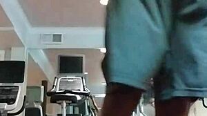 athletic babe pole dances into daddy's dorm fuck!