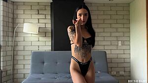 petite latina lilith doll loves anal fuck gaping ass homemade pov