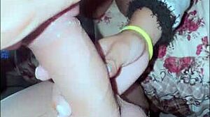 Cute petite mexican girlfriend gets eaten out homemade hd on tv night