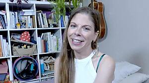 alice mazes belgian interview turns into deepthroat anal and enema surprise with intense moments