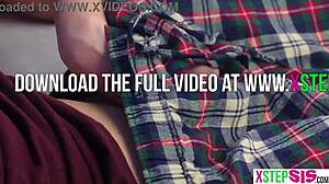 Korean teen Kimmy Kimm tempts stepbro at taboo slumber party with big ass cock