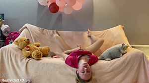 omg this tiny 18+ euro babe is so naughty fingering her shaved pussy do you crave her too?!