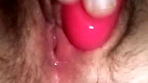 she masturbates hard with vibrator until massive orgasm hits