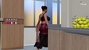 Friend's hot stepmom sneaks rough pounding in steamy bathroom