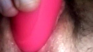 she masturbates hard with vibrator until massive orgasm hits