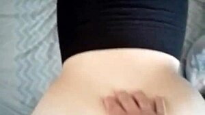 she's on all fours while her in-laws sleep nearby