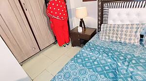 Indian Stepdad Pounds BBW Stepdaughter's Ass Bareback Doggystyle. Dirty Talk Fuels Intense Anal Fuck