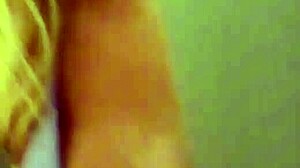 TikTok crush blonde milf with big fake tits deepthroats huge cock spitting wet blowjob