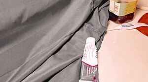 Uttaran20 Stepsister Licks Cum from Girlfriend's Tight Pussy After Ride.