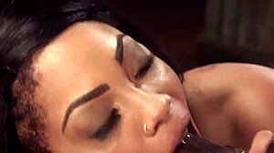 hey ebony slut take this huge strap-on up your tight ass