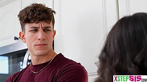 Korean teen Kimmy Kimm tempts stepbro at taboo slumber party with big ass cock