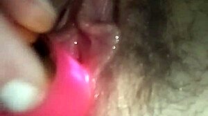 she masturbates hard with vibrator until massive orgasm hits