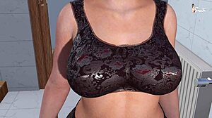 Friend's hot stepmom sneaks rough pounding in steamy bathroom