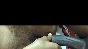 She hits real squirting orgasm then pisses everywhere at 3:18.