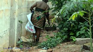 Mad BBW Digs Trash Then Gets Missionary Fucked by Lonely Cock!