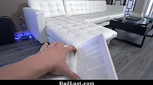 Stepdaughter Vanessa Sky throated fucked hard