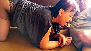 Klaudiaambergirl's Steamy Lingerie Blowjob and Creampie Compilation