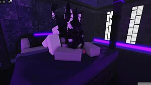 yo, roblox girl got bored so her friend showed up and fucked her good