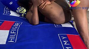 Damn pound that fat dripping ebony pussy doggystyle till she screams for mercy!