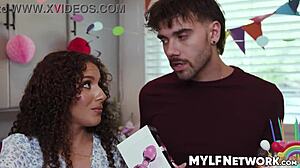 liv's birthday turns wet when stepsons nade nick tony make her dream cum true groping fucking