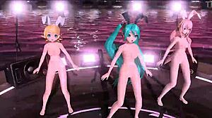 Want Hatsune Miku nude bunny tits and ass pounding?