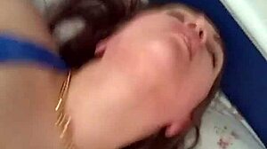 White teen 18+ curiously meets her first massive black thrill