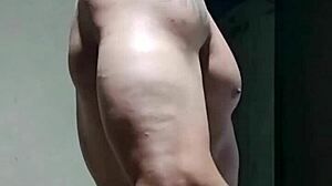 💪 strong ripped brazilian stud with huge cock ready for homemade mature action