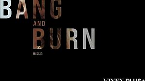 Vixenplus bella spark seduces milan cheek bent over for deepthroat cowgirl threesome