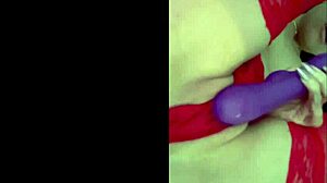 hot latina teases her wet pussy with dildo dreaming of fan cocks spurting